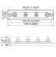 4 Single Bus Bar -MAX 48V 150A- EL-HX1504P- ELESL